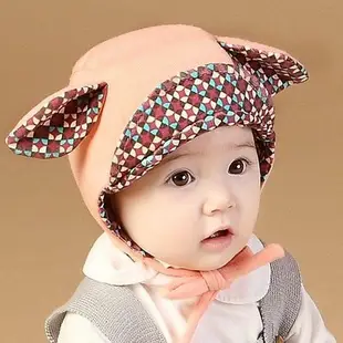 嬰兒帽子秋冬韓版卷邊寶寶帽子 圓頂針織鴨舌帽胎帽 兒童帽