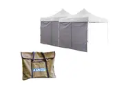 2x Adventure Kings Gazebo Side Wall + Flat Canvas Bag