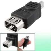 Firewire IEEE 1394 6 Pin Female to 4 Pin Male F/M Jack Adapter