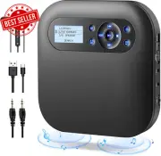 CD Player Portable, Bluetooth CD Player with Speakers, 2000Mah Rechargeable CD P