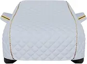 Hail Protector Car Cover Compatible with BYD Sealion 7 2025 | 4830 x 1925 x 1620 mm | Full All-Weather Protection,Fit for All Weather (2025 Upgraded),with Side Zippers and Reflective Strips(Silver)