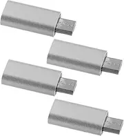 SHINEOFI 4Pcs Micro to C Type C Male to Micro Female Converter Portable and Lightweight for Versatile Connectivity for and Device Syncing
