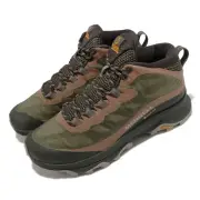 Merrell Moab Speed Mid GTX Gore-Tex Green Brown Men Outdoors Hiking Shoe J135411