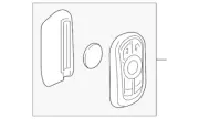 Genuine GM Remote Control Door Lock and Theft Deterrent Transmitter 13530511