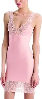[commando] Sexy and Smooth Lace Trim Slip - SS301