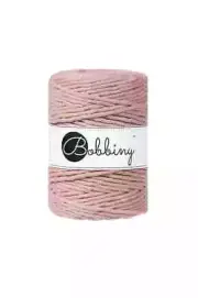 Bobbiny Blush Premium Macrame cord 5mm, (100 meters) - Single twist Macrame