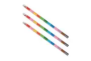 3x GoGoPo Pop A Point Crayon Stack Art Crafts Fun Office School Child Kids Asst