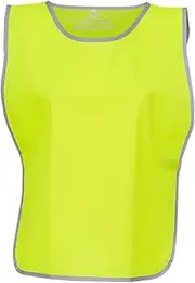 Yoko Hi Vis Reflective Border Tabard (UK Size: S/M) (Hi-Vis Yellow)