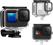 TELESIN Waterproof Housing Case for Gopro Hero11 10 9 Black, Protective 45M Deep
