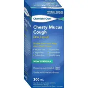 Chemists' Own Chesty Mucus Cough 200ml (Generic for Bisolvon)
