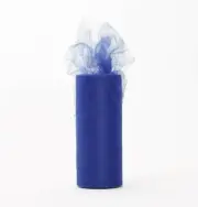 22 Metres NAVY BLUE Tulle Fabric DIY Roll Spool Wedding Party Events Decoration