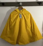 Cat And Jack Kids Adaptive Hooded Jacket Rain Poncho Yellow Size XL/14
