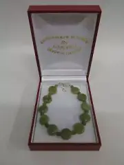 GENUINE Connemara Marble Beaded Wire Bracelet Guaranteed Irish B