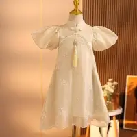 在飛比找蝦皮商城精選優惠-女童  旗袍  連身裙  夏裝2023新款  童裝  女孩兒