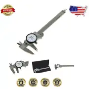 Professional 6" Stainless Steel Dial Caliper - Precision & Smooth Operation