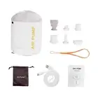 Portable Air Pump Rechargeable Camping Light for Tires Pool Floats Airbed