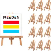 12 Pack 30CM Tabletop Easels, Small Beech Wood Display Easel, Easel Stand Paint