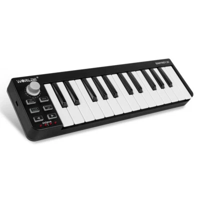 Worlde EASYKEY MIDI Controller 25 Key Keyboard Studio Electronic Piano Xmas Gift