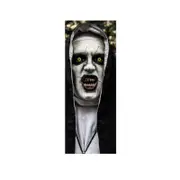 3D Halloween Horror Sister Pattern Door Stickers Decorations Wall Stickers Party Props