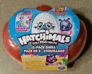 NEW Hatchimals Colleggtibles Shell 6pk Coral Case Sapphire Springs Mermal