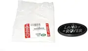 Genuine Land Rover DAH500330 Rear Body Oval Badge (Black and Silver) for Range Rover Supercharged and Evoque 5-Door