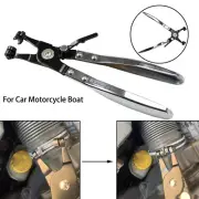 45° Angled Hose Clamp Clip Pliers Air Pipe Car Van Fuel Coolant Spring Garage