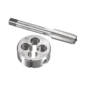 M12x1.75mm Metric Tap and Die Set HSS Machine Thread Tap with Round Die
