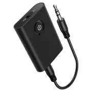 2 in 1 Bluetooth Audio Adapter Wireless Transmitter Receiver with AUX Support
