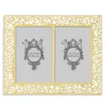 Olivia Riegel Gold Tone Double Frame, 4 x 6