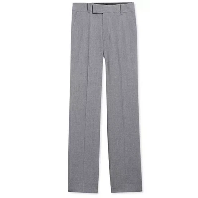 NWT-Calvin Klein Big Boys Slim Fit Stretch Suit Pants Size 18 Oxford Grey