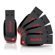 SANDISK CRUZER BLADE CZ50 THUMB USB 2.0 FLASH DRIVE 128GB 64GB 32GB 16GB 8GB LOT
