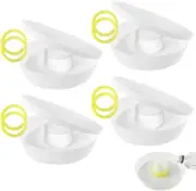 Upgraded Rapid Bee Top Feeder with Anti-Drowning Sponge Rings, Round Hive Top