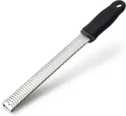 Ergonomic Stainless Steel Lemon Zester & Cheese Grater with Cover New