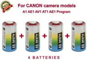 4x Batteries 6V 4LR44, for CANON A1 AE1 AV1 AT1 AE1 Program,Mamiya RZ67,Bronica