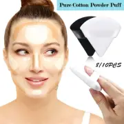 Tools Face Powder Puff Cotton Soft Triangle Powder Puff Sponge Velvet Washable