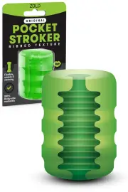 ZOLO Pocket Ribbed Texture Stroker