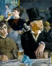 At the Café by Edouard Mane Art Print 11"x14"