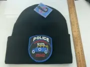 N.Y.P.D. Emergency Squad Police Collectable Hat patch Sewn on Black Watch Cap