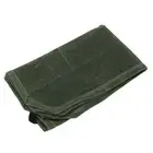 (Green)Waxed Canvas Knife Bag 7 Pocket Foldable Chef Knife Roll Bag KM