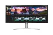 LG 38' Curved Ultra Wide QHD+ (3840x1600) 144Hz, IPS, 1ms, 2x HDMI, 2xUSB Type-C, 4xUSB 3.0, Professional Monitor