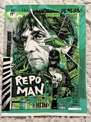 Tyler Stout Repo Man Glow in the Dark Mondo Poster Art Print Variant Criterion