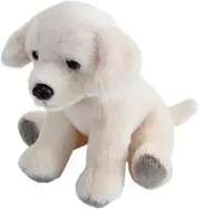 Pocketkins, Yellow Labrador, Stuffed Animal, 5 Inches, Kids, Plush Toy, Fill is