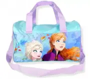 Disney Frozen Anna and Elsa Girls Sports Duffel Bag with Frozen Cap and Penci...