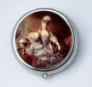 Marie Antoinette Posing French Queen History revolution Pill case box holder