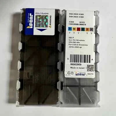 DGN2002C IC908/Carbide Inserts 10 Pcs ISCAR