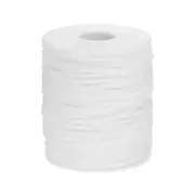 54.6 Yards Hollow Pipe Rubber Cords 2mm Hollow Tube White