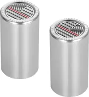 Figurati Designs Long Docking Hardware Covers US Flag Red Line Polished