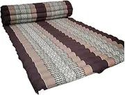 Mango Trees Jumbo Size 100% Kapok Thai Roll Up Mat Fold Out Mattress Cushion Day Bed