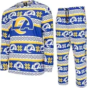 FOCO NFL Teams Winter Xmas Pyjamas Trousers Shirt Set