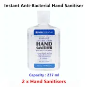 2 x 237ml Hand Sanitiser Instant Hand Refresh Antibacterial Cleaner Moisturiser